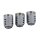 3x Smok V12 Prince Coils
