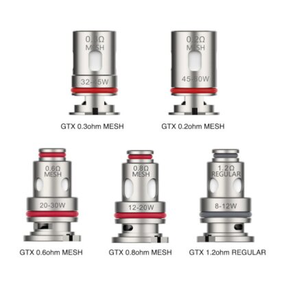 5x Vaporesso GTX Coils