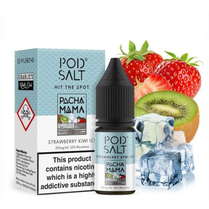 POD SALT FUSION Pacha Mama Strawberry Kiwi Ice 20mg Nikotinsalz Liquid 10ml