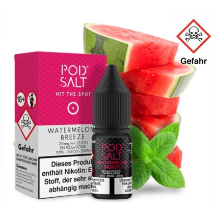 POD SALT Watermelon Breeze Nikotinsalz Liquid 10ml