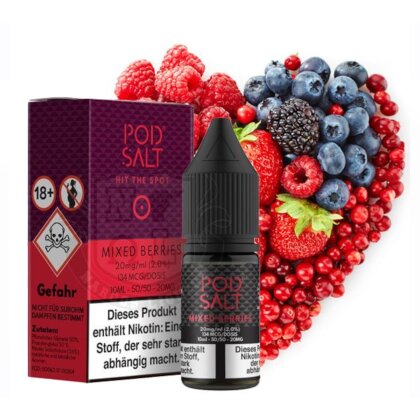 POD SALT Mixed Berries 20mg Nikotinsalz Liquid 10ml