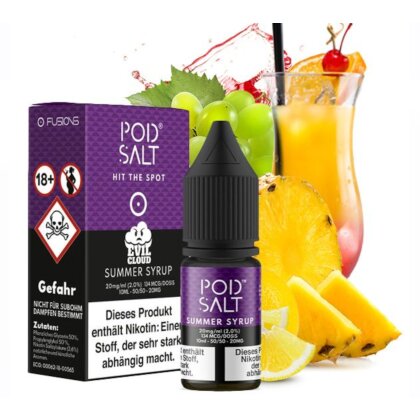 POD SALT FUISON Summer Syrup 20mg Nikotinsalz Liquid 10ml