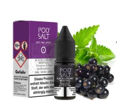 POD SALT Blackcurrant Menthol 20mg Nikotinsalz Liquid 10ml