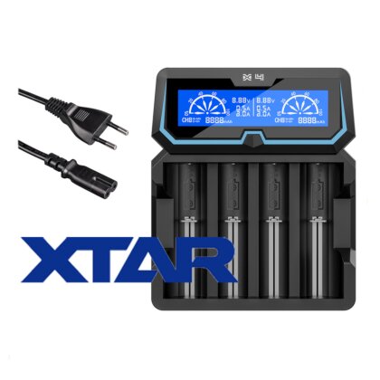 Xtar X4 &ndash; Vier-Schacht Ladeger&auml;t f&uuml;r Lithium Ionen und Ni/MH Akkus