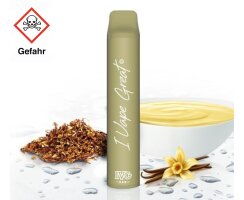 IVG BAR Plus Einweg E-Zigarette - Vanille Custard Tobacco