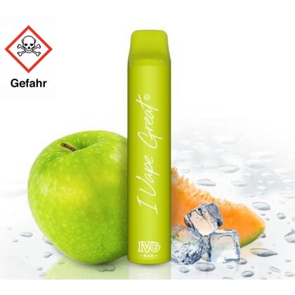 IVG BAR Plus Einweg E-Zigarette - Fuji Apple Melon