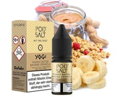 POD SALT FUSION Peanut Butter Banana Granola Bar 20mg...