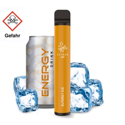 Elfbar 600 Einweg E-Zigarette - Elfergy Ice 20mg