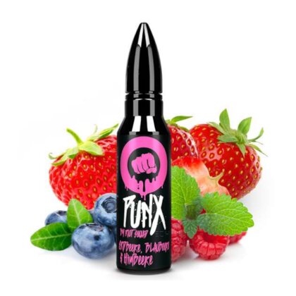 RIOT SQUAD PUNX Erdbeere Blaubeere &amp; Himbeere Aroma 5ml