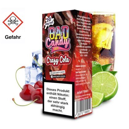 BAD Candy Crazy Cola 10mg Nikotinsalz Liquid 10ml