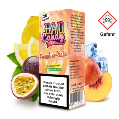 BAD Candy Paradise Peach 10mg Nikotinsalz Liquid 10ml