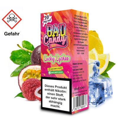 BAD Candy Lucky Lychee 10mg Nikotinsalz Liquid 10ml