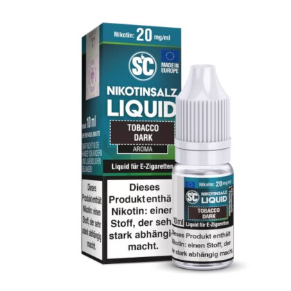 SC - Tobacco Dark - 20mg Nikotinsalz Liquid 10ml