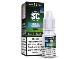 SC Menthol-Blaubeere Liquid 10ml 0 mg/ml