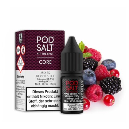 POD SALT CORE Mixed Berries Ice 20mg Nikotinsalz Liquid 10ml