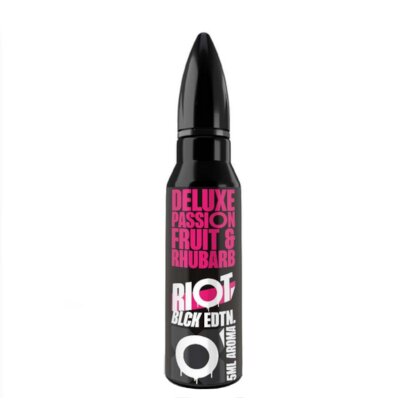 RIOT SQUAD Black Edition Deluxe Passionfruit &amp; Rhubarb Aroma 15ml