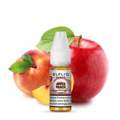 Elfbar ELFLIQ Apple Peach Nikotinsalz Liquid 10ml