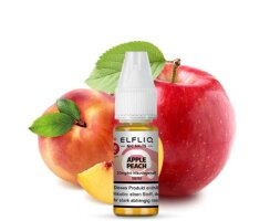 Elfbar ELFLIQ Apple Peach Nikotinsalz Liquid 10ml 10 mg