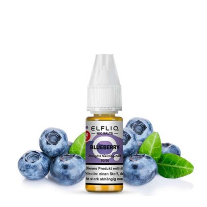 Elfbar ELFLIQ Blueberry Nikotinsalz Liquid 10ml