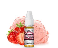 Elfbar ELFLIQ Strawberry Ice Cream Nikotinsalz Liquid...
