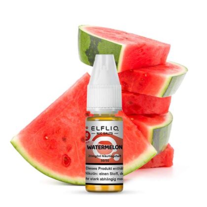 Elfbar ELFLIQ Watermelon Nikotinsalz Liquid 10ml 10 mg