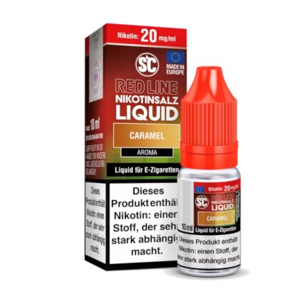 SC Red Line - Caramel - Nikotinsalz Liquid 10ml