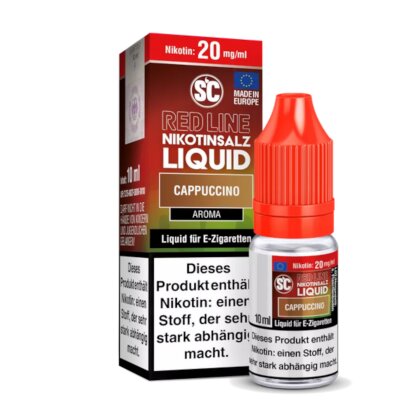 SC Red Line - Cappuccino - Nikotinsalz Liquid 10ml