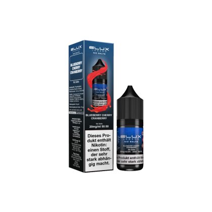 ELUX Blueberry Cherry Cranberry Nikotinsalz Liquid 10ml
