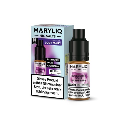 MARYLIQ - Blueberry Sour Raspberry - Nikotinsalz Liquid 10ml