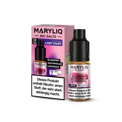 MARYLIQ - Blueberry Watermelon Lemonade - Nikotinsalz Liquid 10ml