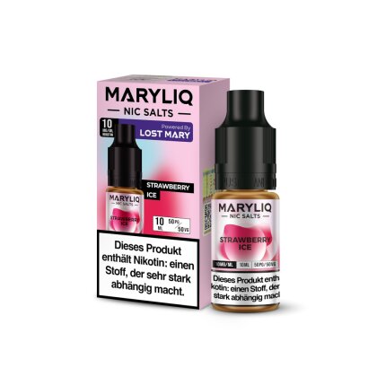 MARYLIQ - Strawberry Ice - Nikotinsalz Liquid 10ml