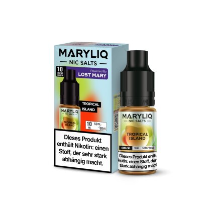 MARYLIQ - Tropical Island - Nikotinsalz Liquid 10ml