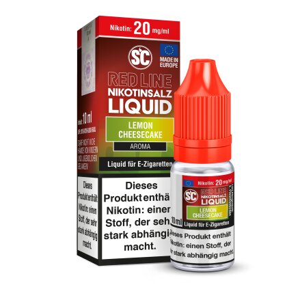 SC Red Line - Lemon Cheesecake - Nikotinsalz Liquid 10ml