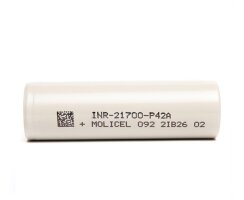 Molicel INR 21700-P42A 45A 4200 mAh Akku